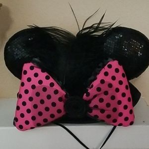 Disney Couture Sequin Minnie Ears Hat Cap